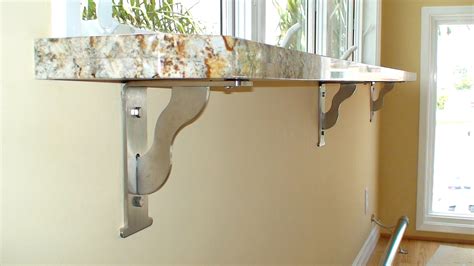 metal brackets that support|metal brackets for countertop support.